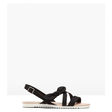 BONPRIX sandály s mašlí Barva: Černá