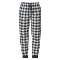 LIVERGY® Pánské pyžamové kalhoty (černá/bílá)