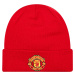 ČERVENÁ PÁNSKÁ ČEPICE NEW ERA CORE CUFF BEANIE MANCHESTER UNITED FC HAT