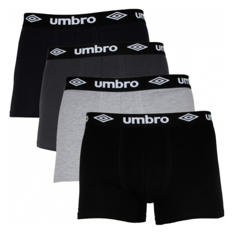 4PACK pánské boxerky Umbro vícebarevné (UMUM0315)