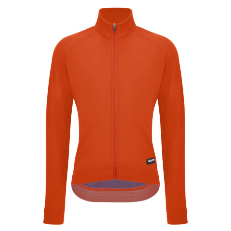 SANTINI Cyklistická zateplená bunda - RTR - červená