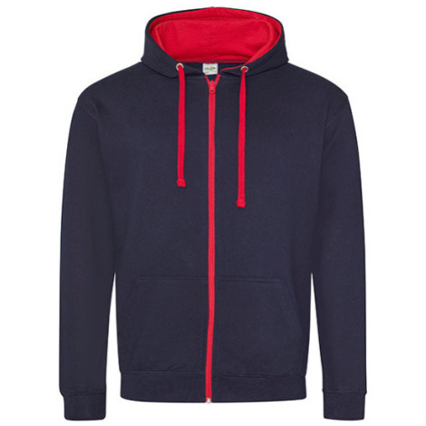 Just Hoods Dámská mikina na zip JH053 New French Navy