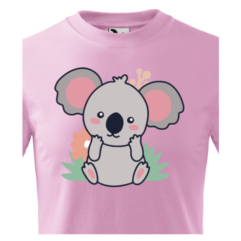 Dětské tričko s koalou - tričko pro milovníky zvířat BezvaTriko