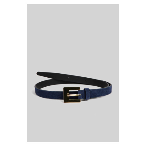 OPASEK GANT SLIM SUEDE BELT modrá