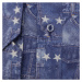 Pánská košile klasická se vzorem denim a potiskem hvězd 12006