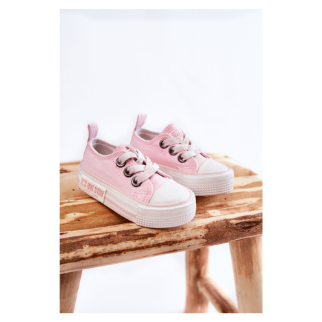 Dětské látkové tenisky BIG STAR KK374052 Růžová
