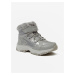 Holčičí kotníkové zateplené zimní boty ve stříbrné barvě SAM 73 Diss