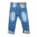 Kalhoty chlapecké džínové s elastenem, Minoti, YAY 11, modrá - | 6-12m