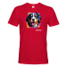 Pánské tričko s potiskem plemene Bernský salašnícky pes s volitelným jménem