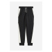 H & M - Hřejivé sportovní kalhoty jogger - černá