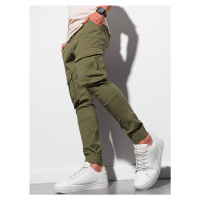 Men's pants joggers - olive P886