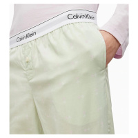 Dámské pyžamové kalhoty QS5934E-FPV zelená - Calvin Klein