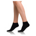 Černé dámské kotníkové ponožky Bellinda BAMBUS AIR LADIES IN-SHOE SOCKS