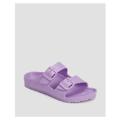 Fialové dětské pantofle Birkenstock Arizona EVA Kids