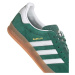 Semišové sneakers boty adidas Originals Gazelle Indoor zelená barva, IG1596