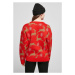 Ladies Oversized Christmas Sweater - red/gold