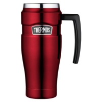 Thermos Vodotěsný termohrnek s madlem - červená 470 ml