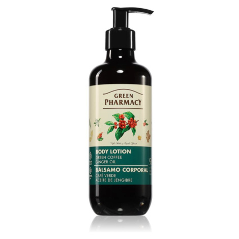 Green Pharmacy Body Care Green coffee & Ginger Oil zpevňující tělové mléko 400 ml