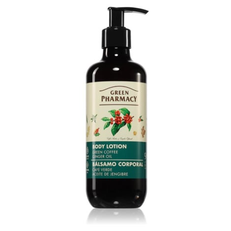 Green Pharmacy Green coffee & Ginger Oil Body Lotion zpevňující tělové mléko 400 ml