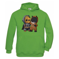 Dětská mikina Batman a Groot - ideální pro každého fanouška