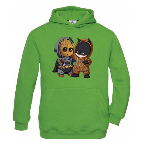 Dětská mikina Batman a Groot - ideální pro každého fanouška BezvaTriko