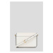 Kabelka karl lagerfeld k/signature fan md crossbody off white