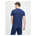 Tmavě modré pánské tričko bavlněné s potiskem GAP
