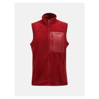 Vesta peak performance m pile vest červená