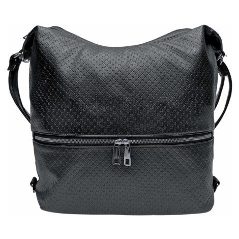 Velký černý kabelko-batoh 2v1 s praktickou kapsou Tapple