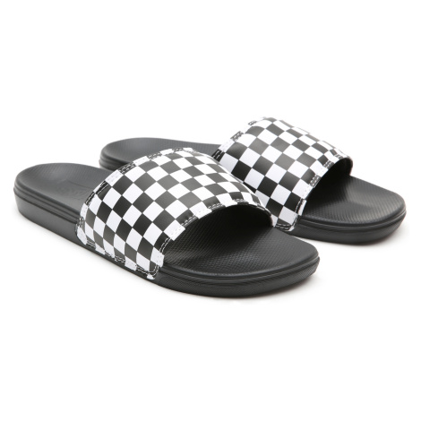 Pánské pantofle Vans La Costa Slide-On Checkerboard True bílá/černá