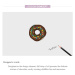 Stříbrný přívěsek čokoládový donut SCC1820 LOAMOER