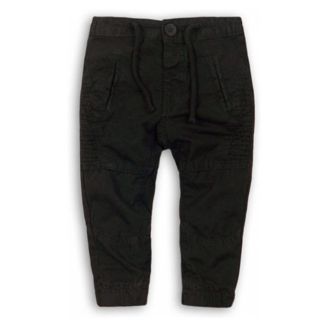 Kalhoty chlapecké s elastenem, Minoti, KID 5, černá