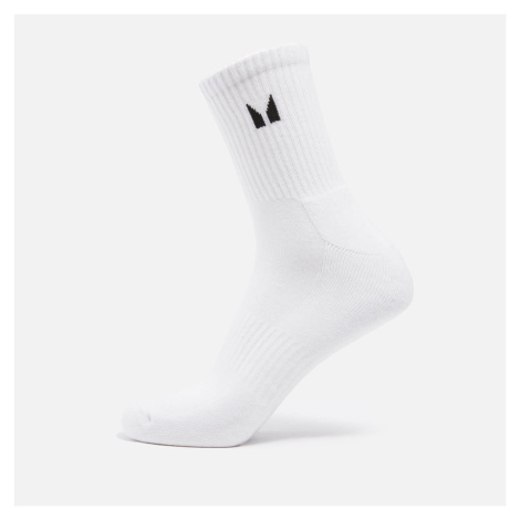 MP Unisex Crew Ponožky – Bílé