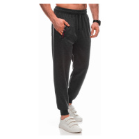 Men's sweatpants P1456 - dark grey