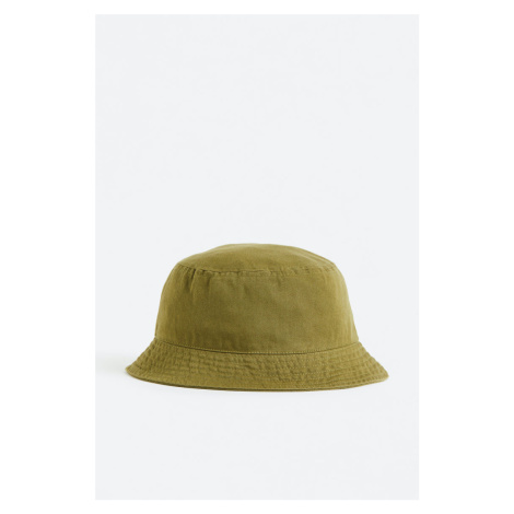 H & M - Bavlněný klobouk bucket - zelená H&M