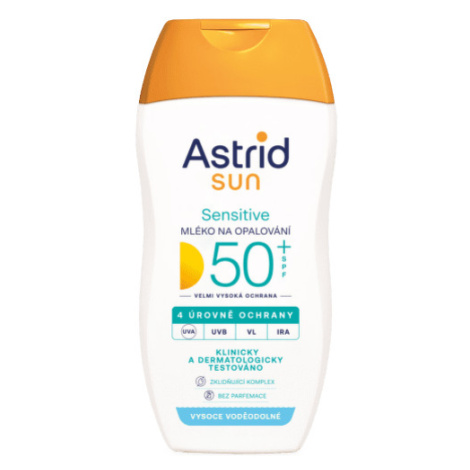 Astrid SUN Sensitive opalovací mléko SPF50+ 150ml