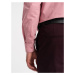 Ombre Clothing Ležérní růžová košile s kapsou V3 SHOS-0153
