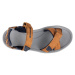 ALPINE PRO REIS Pánské sandály, hnědá, velikost
