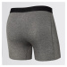 Pánské boxerky SAXX Vibe Boxer Brief graphite heather