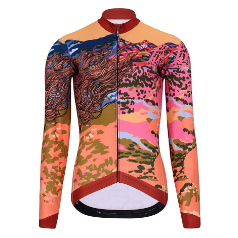 HOLOKOLO Cyklistický dres s dlouhým rukávem zimní - FREE LADY WINTER - vícebarevná