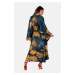 Dámský župan LivCo Corsetti Fashion Housecoat Handis Multicolour
