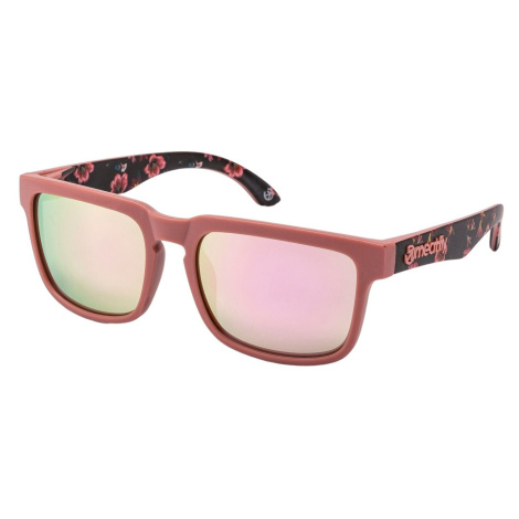 Meatfly sluneční brýle Memphis Hibiscus | Růžová