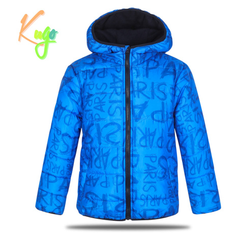 Chlapecká zimní bunda KUGO FB0316, světle modrá Barva: Modrá světle