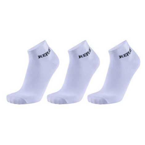 Replay Sportovní ponožky - 3 páry C100629 White