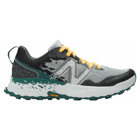 New Balance Mens Fresh Foam Hierro V7 Grey/Green Trailová běžecká obuv