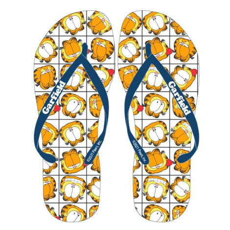 Chlapecké žabky - Garfield 5251113, mix barev / petrol pásky Barva: Mix barev John Garfield