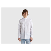 Benetton, Solid Color Slim Fit Shirt