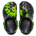 Dětské boty Crocs CLASSIC TIE DYE černá/zelená