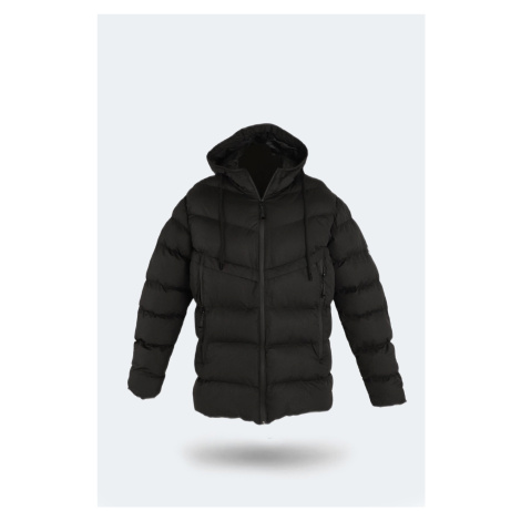 Slazenger HAIFA Pánský kabát nadměrných velikostí černý