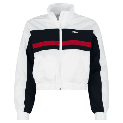 Fila LUBU Cropped Track Jacket DámskÁ sportovní bunda bílá